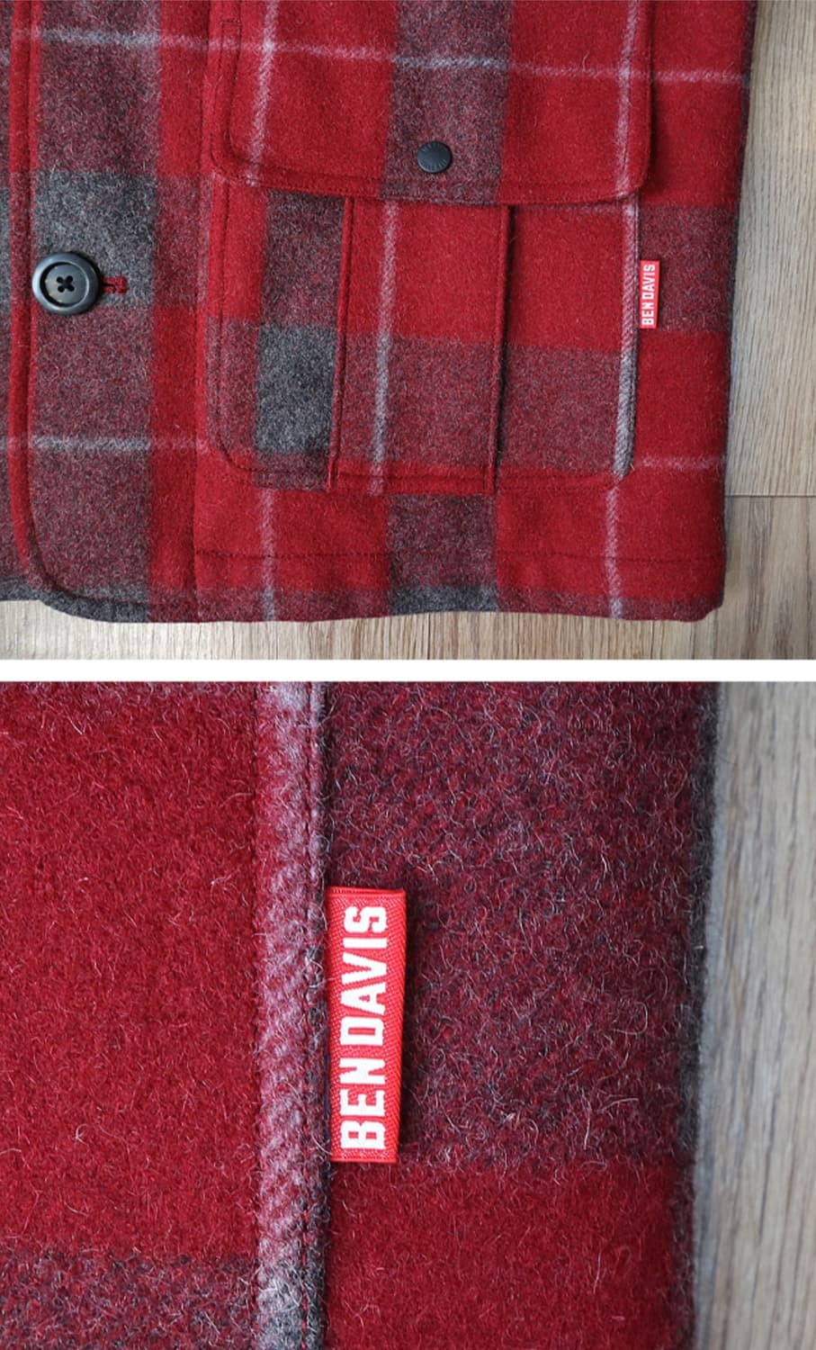 일본판 벤데이비스 울100% 튼튼한 메키노 크루즈자켓 필슨 처럼 튼튼함 상품이미지5