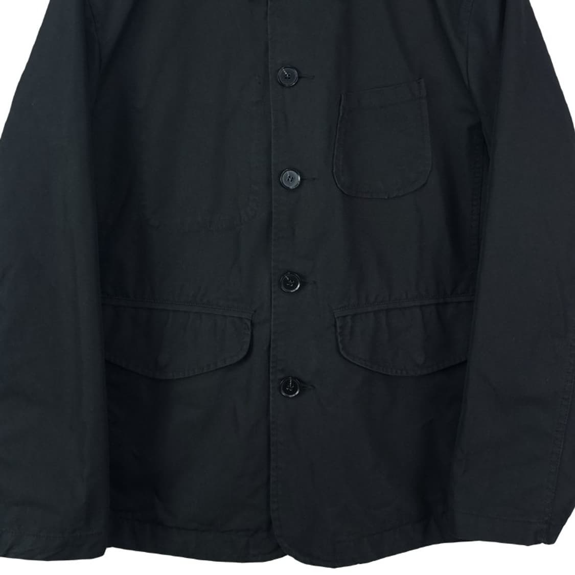 [유니폼브릿지] 루즈핏 코튼 자켓 블랙 M19378 상품이미지5