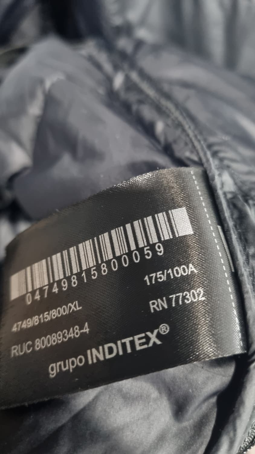 자라 옴므 오리털 롱패딩 xL(105~110) 상태매우좋음 상품이미지5