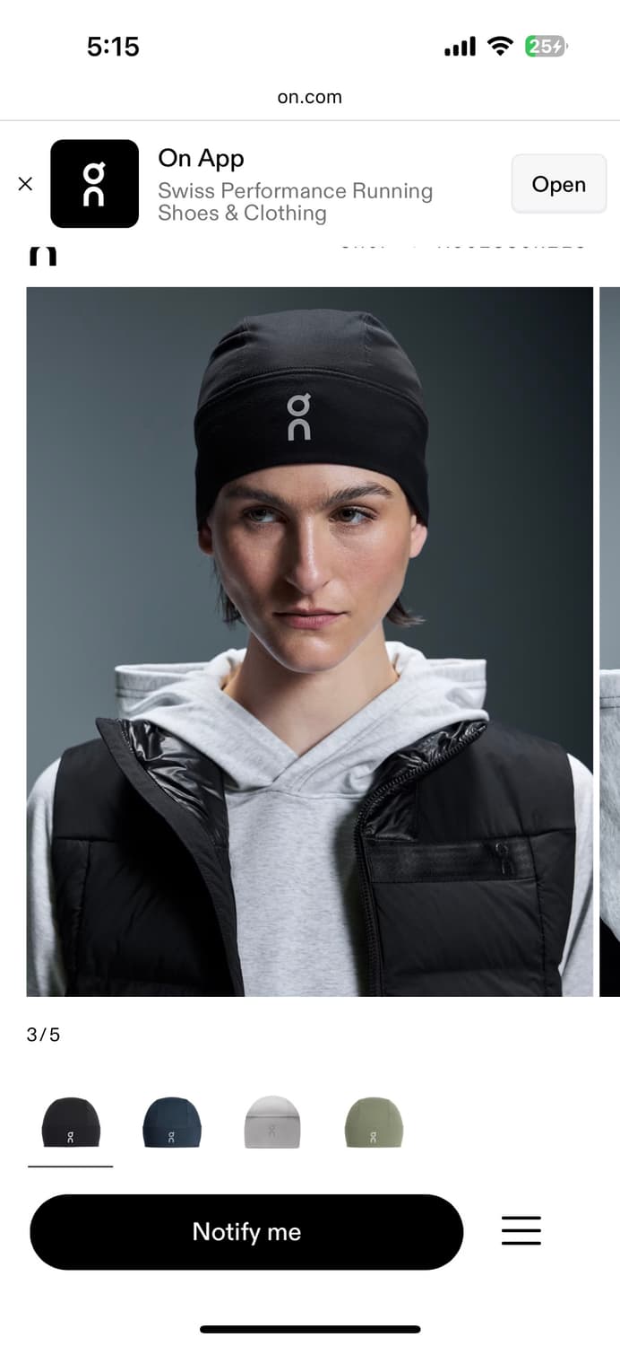 온러닝 코어 비니  | ON Running Core Beanie  상품이미지3