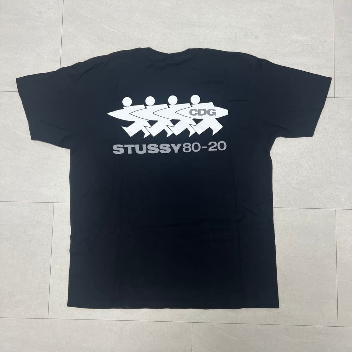 스투시 X 꼼데가르송 티셔츠 L 상품이미지2