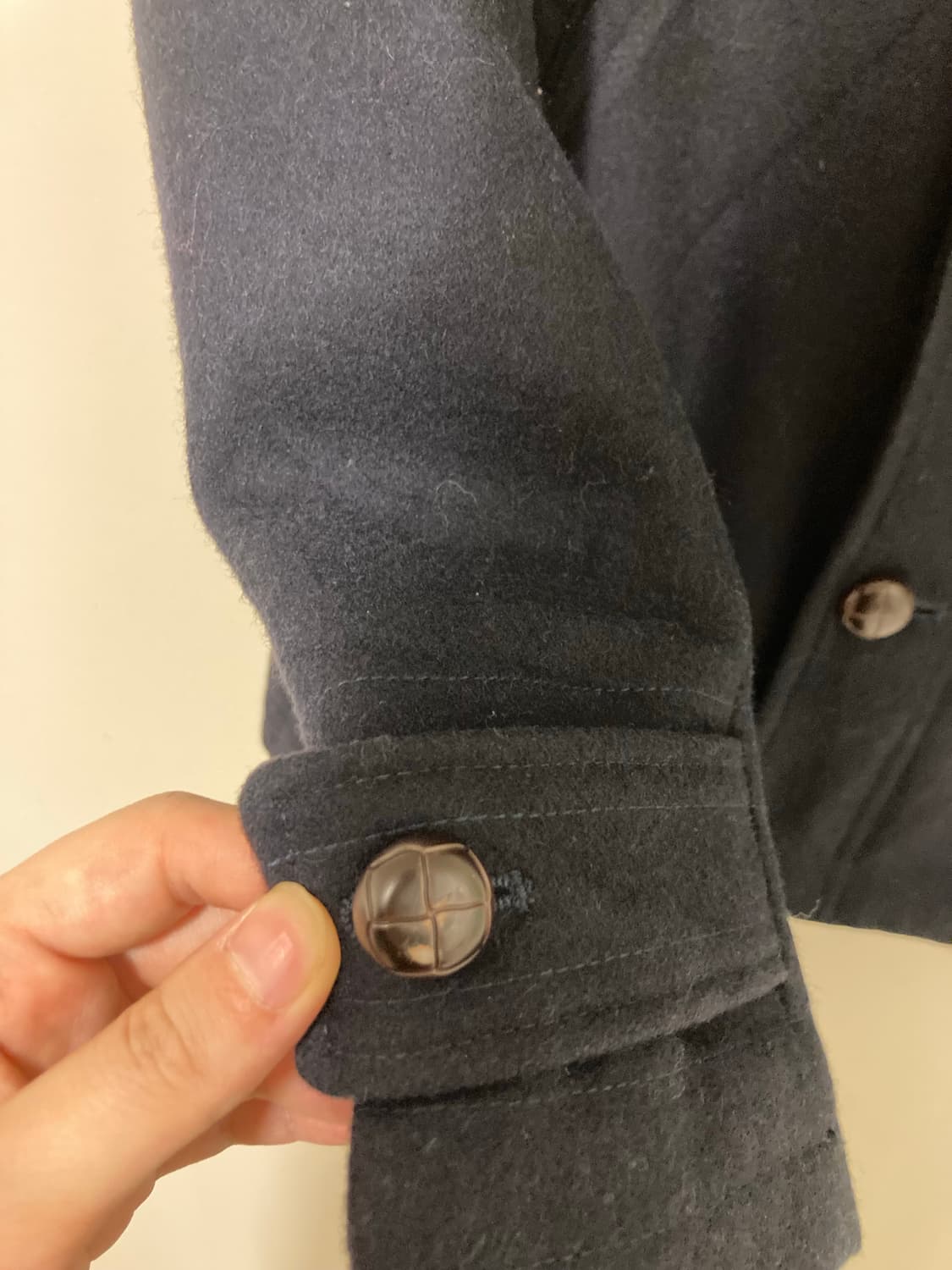 메론빵단추 남색코트 상품이미지9