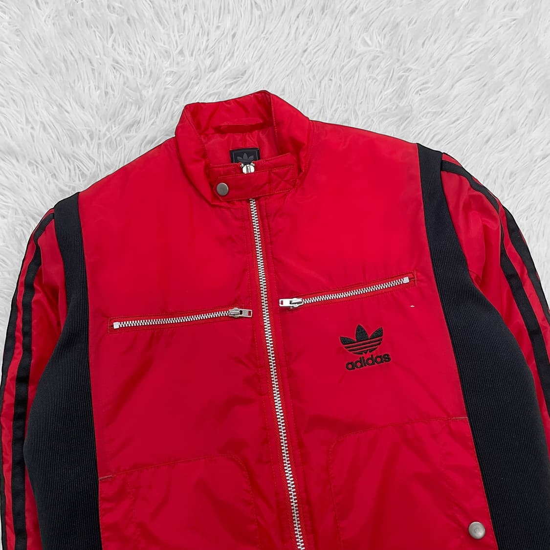 아디다스 프란체스카 레이싱 패디드 자켓 레드 상품이미지3