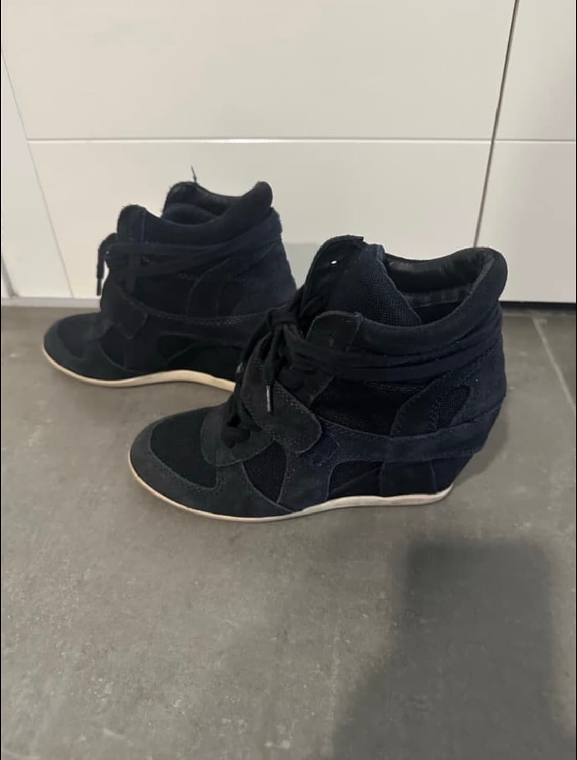 아쉬 블랙 웨지 스니커즈 240 상품이미지1