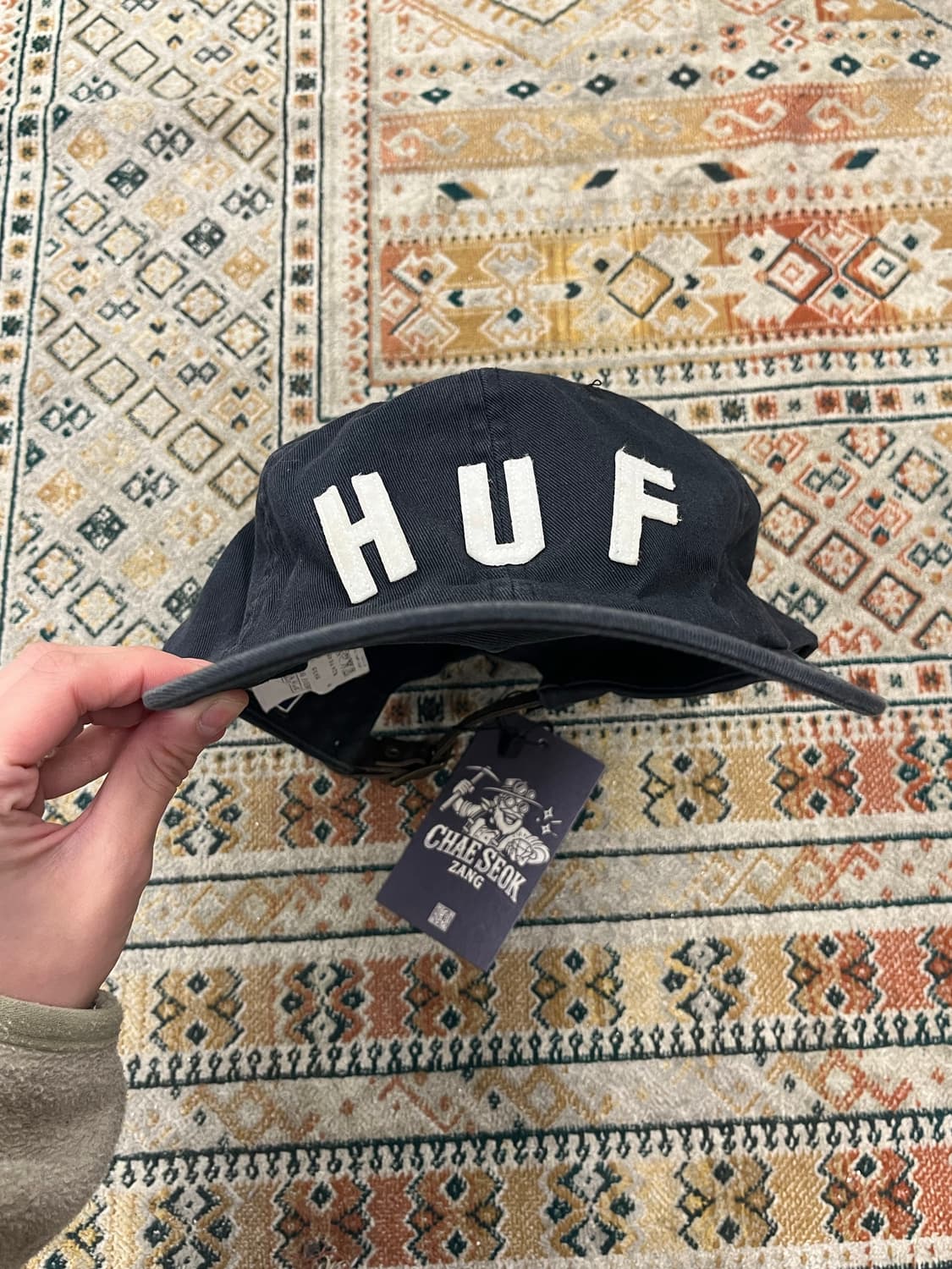 허프 볼캡 블랙 #csz3050 상품이미지4