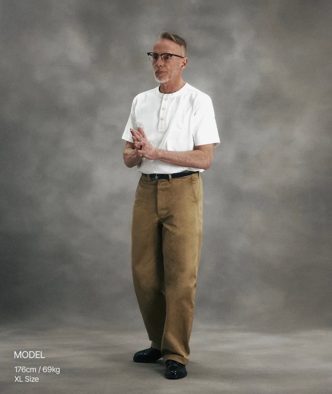 브론슨 10.6 oz Cotton 헨리넥 반팔 105 사이즈 상품이미지4