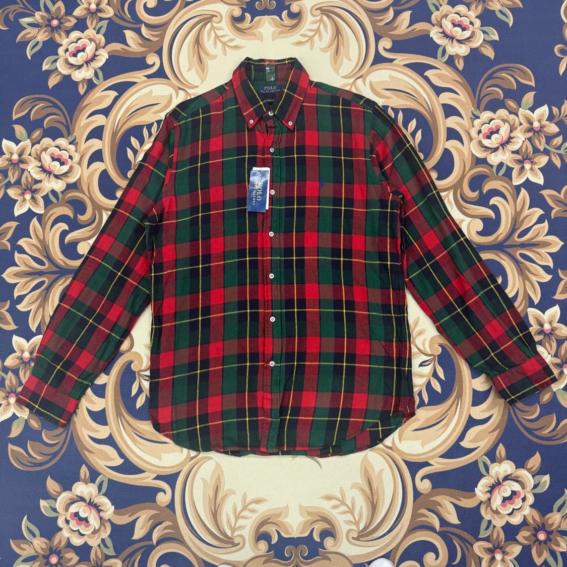 (M)폴로 랄프로렌 플란넬 타탄 체크셔츠(새상품) 상품이미지1