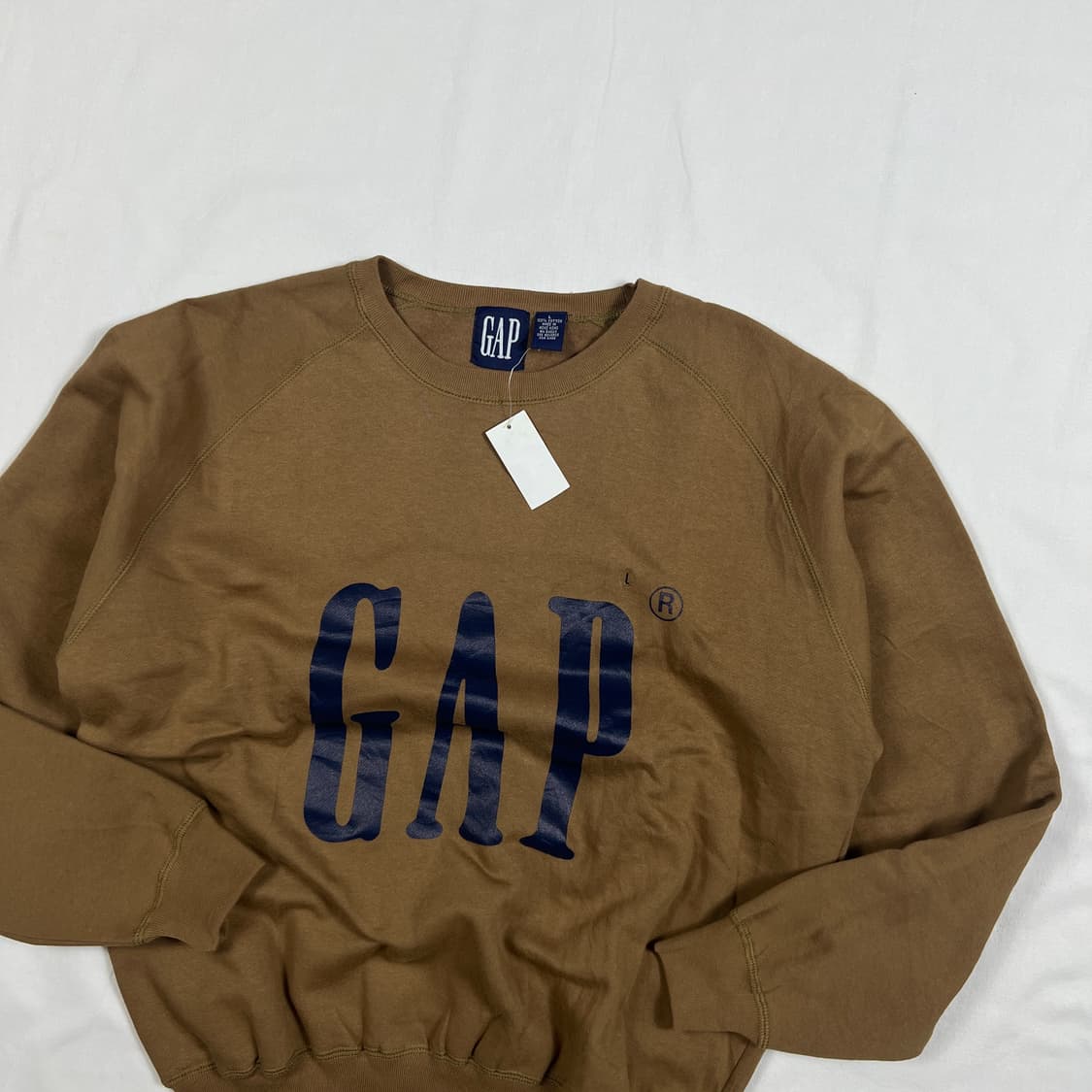 데드스탁 90’s 갭 gap 빅로고 프린트 맨투맨 상품이미지2