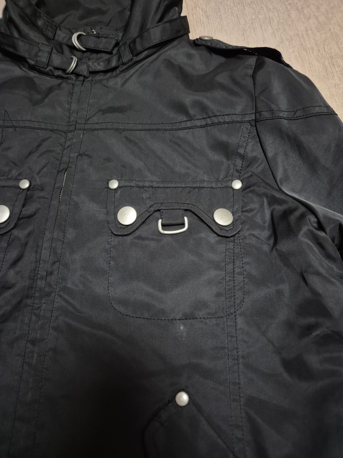 논노 빈티지 y2k 바이커 자켓 상품이미지8