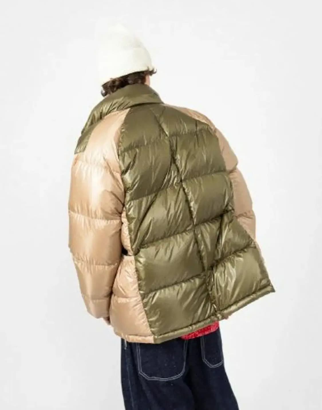 가브스토어 garbstore 구스다운 라이너 브라운 L사이즈 탭채새제품 상품이미지2