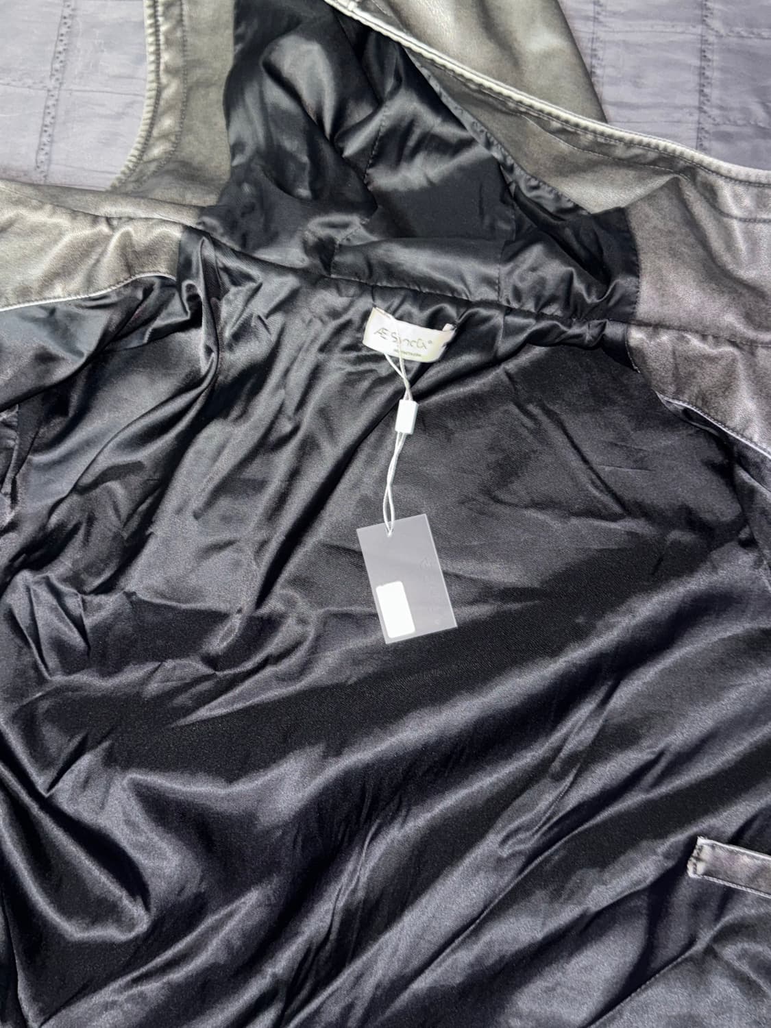 Swamp faux leather Jacket brown 상품이미지3