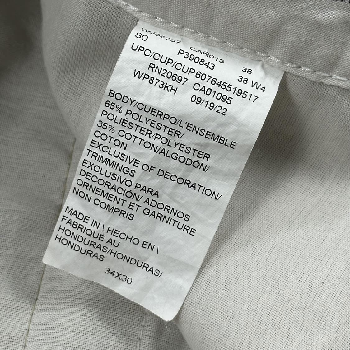 디키즈 873 오리지널 베이지 치노팬츠 (34인치) 상품이미지6