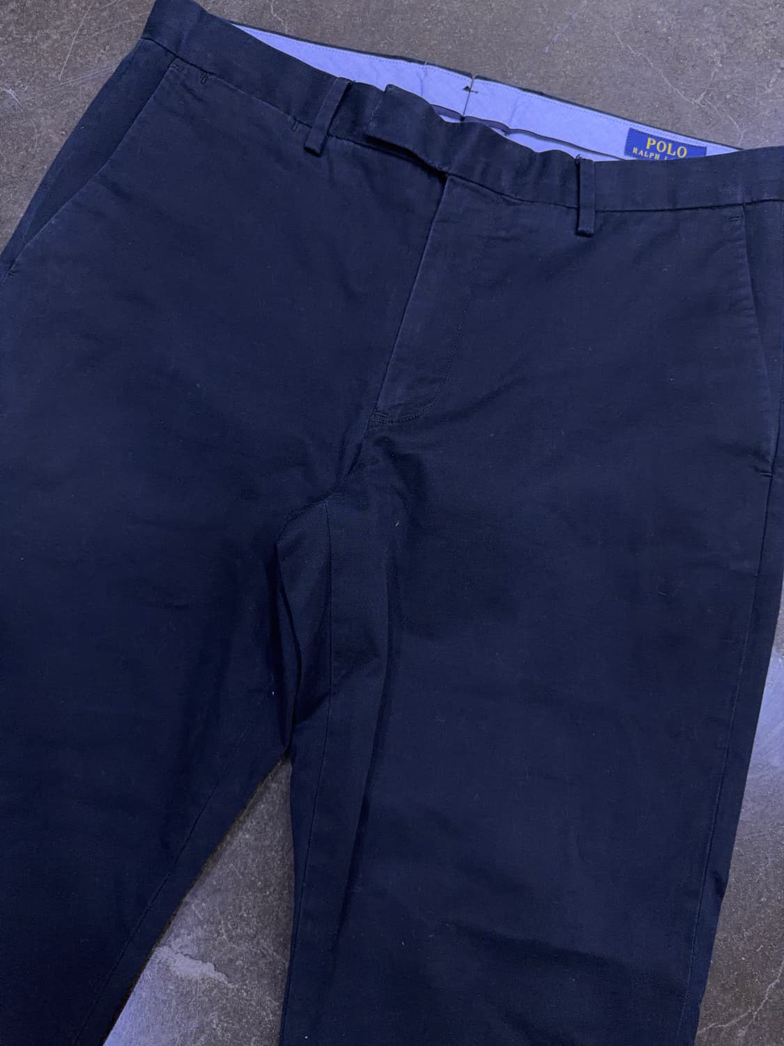 폴로 랄프로렌 스트레치 스트레이트핏 치노팬츠 블랙 32 상품이미지3