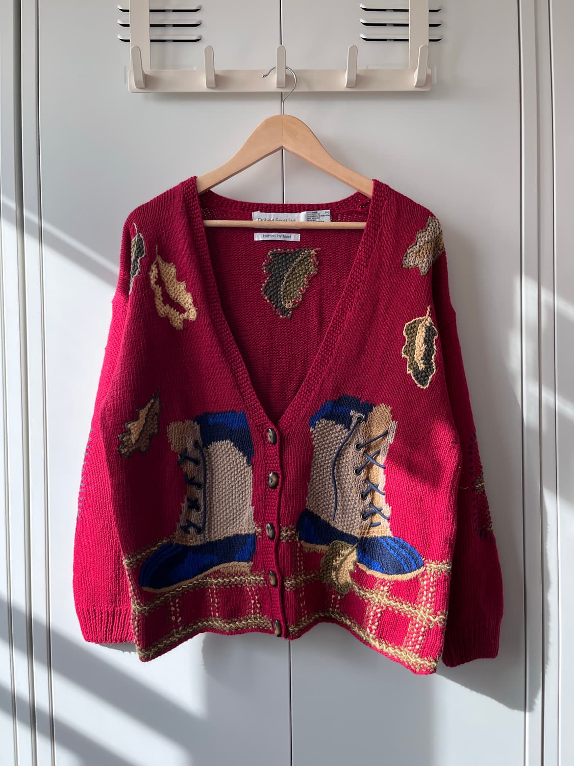 (Rare) Robert scottlid 핸드메이드 자수 니트 가디건 상품이미지2