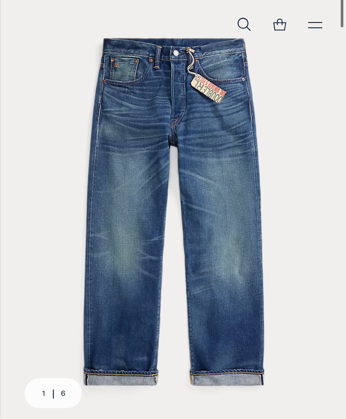 RRL 더블알엘 빈티지파이브포켓 그랜드폴스 상품이미지1