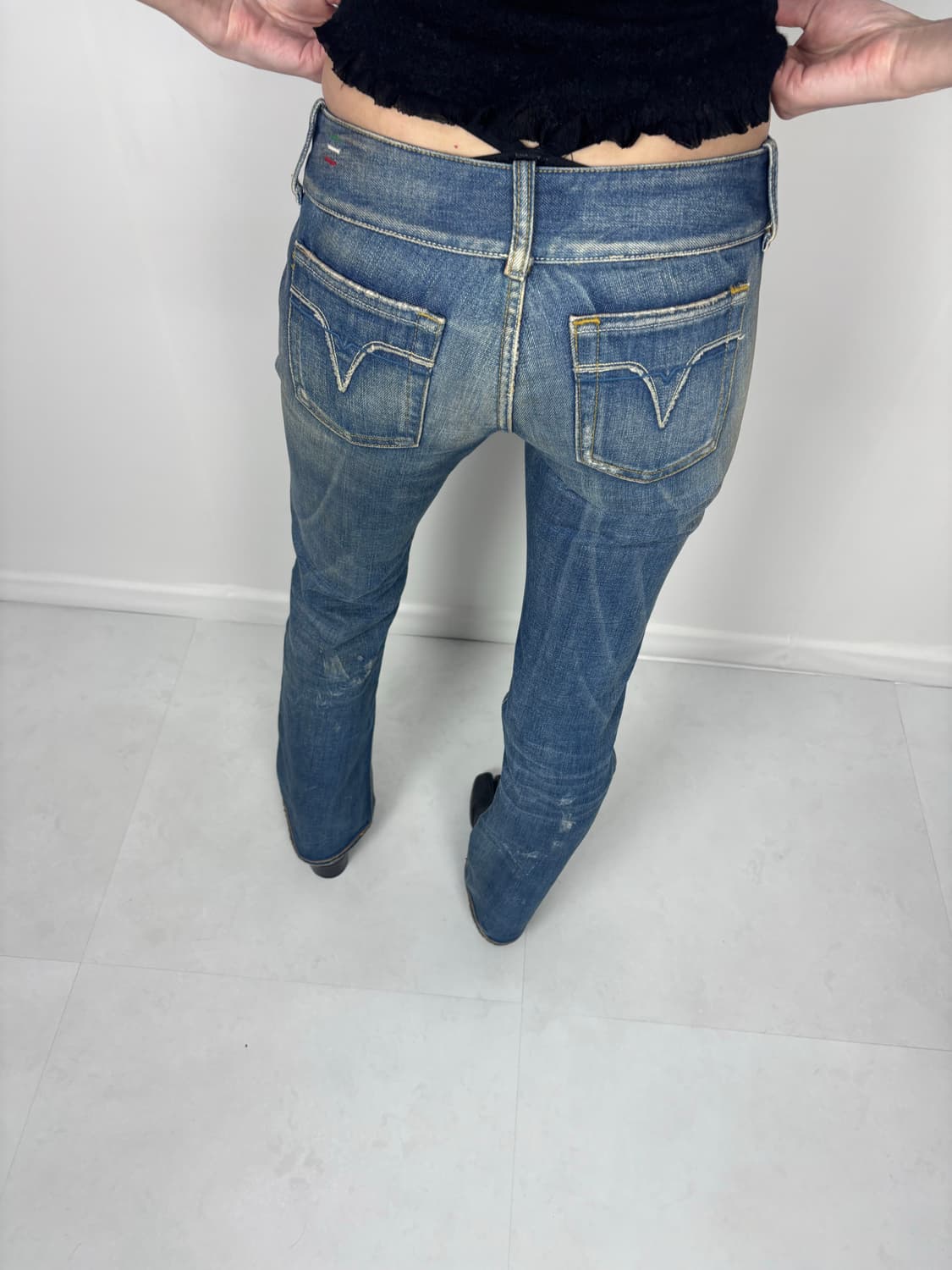 DIESEL BELTED WAIST BOOTCUT DENIM 상품이미지9