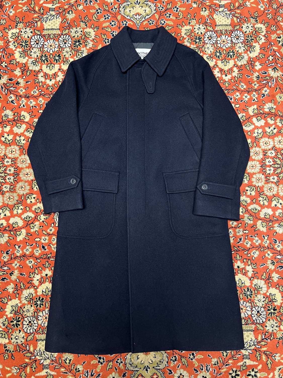 [00] 어나더오피스 보이저 발마칸 코트 네이비 상품이미지1