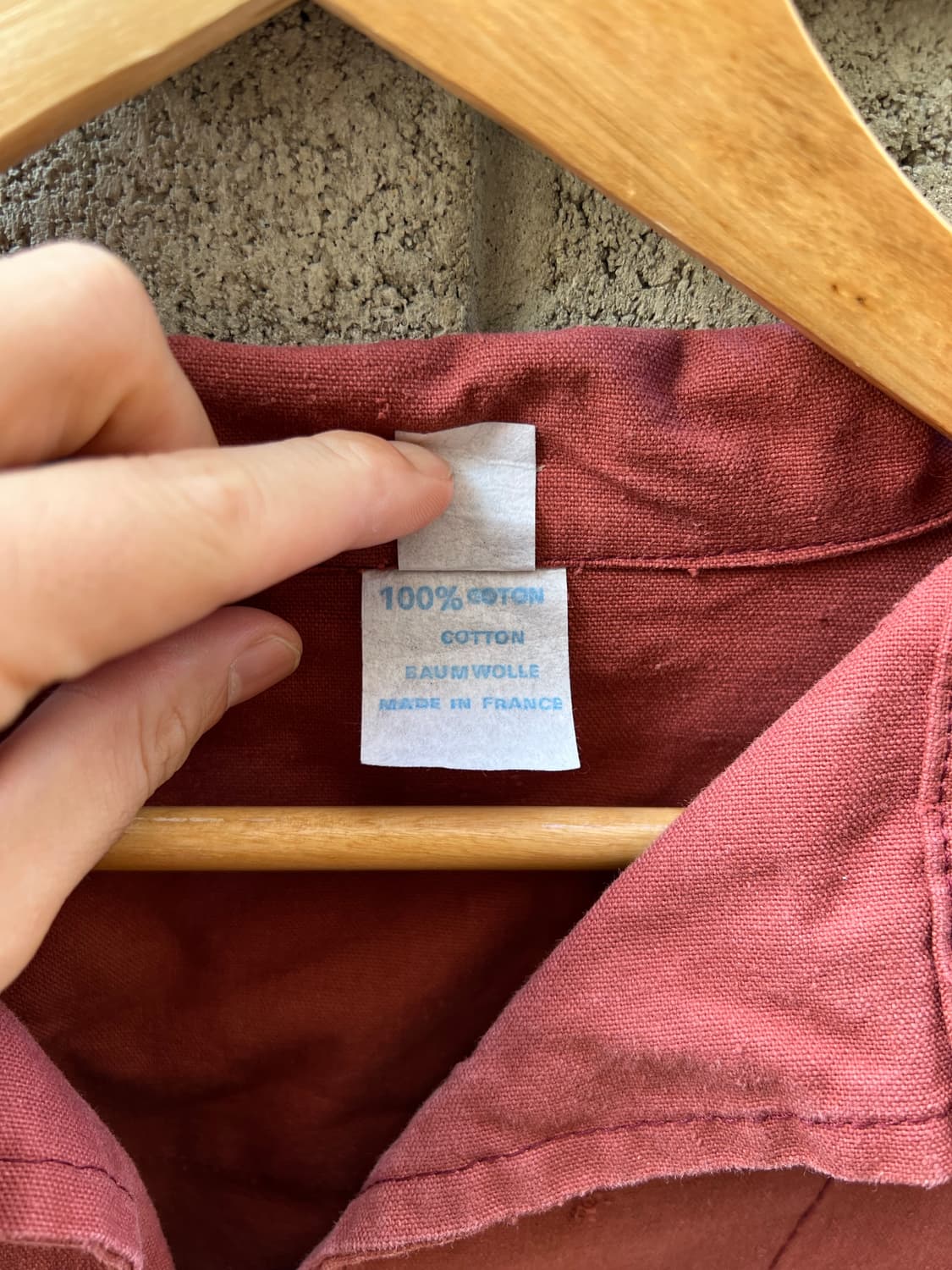 FADED RED OLD FRENCH FISHERMAN 피셔맨스목자켓 상품이미지7