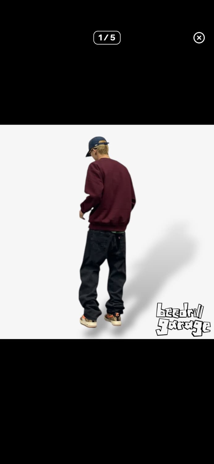 리바이스 501 93 스트레이트 흑청 데님 상품이미지1