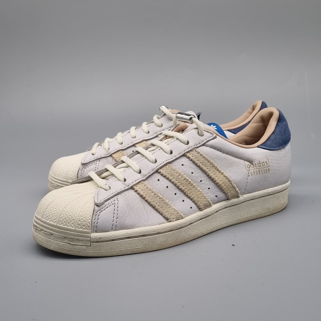 아디다스 슈퍼스타 화이트블루 운동화 220 상품이미지1