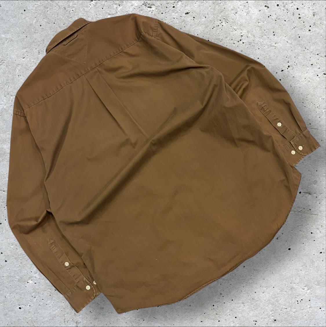 [M] 타미힐피거 월계수 빈티지 브라운 코튼 셔츠 C406 상품이미지2