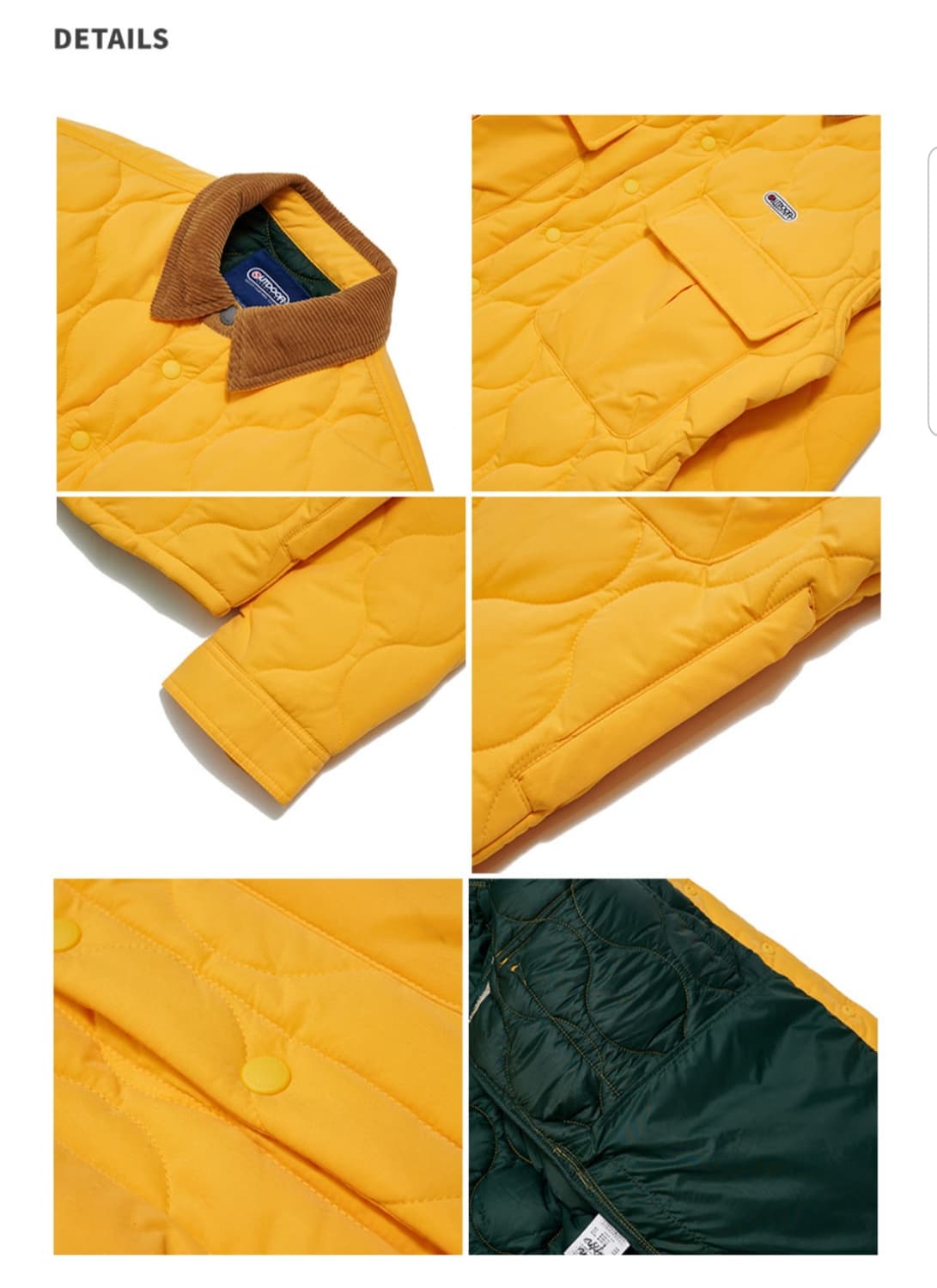 퀼팅 패딩 셔츠 셔켓 점퍼 상품이미지5