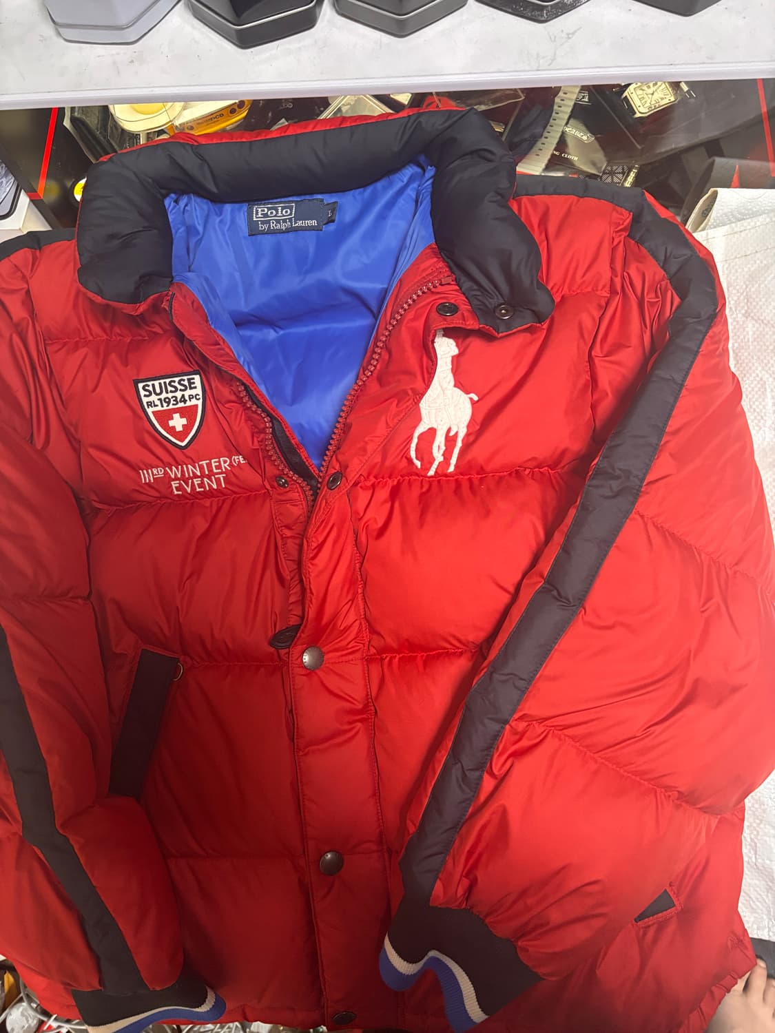 폴로랄프로렌 빅포니 패딩 L 상품이미지3