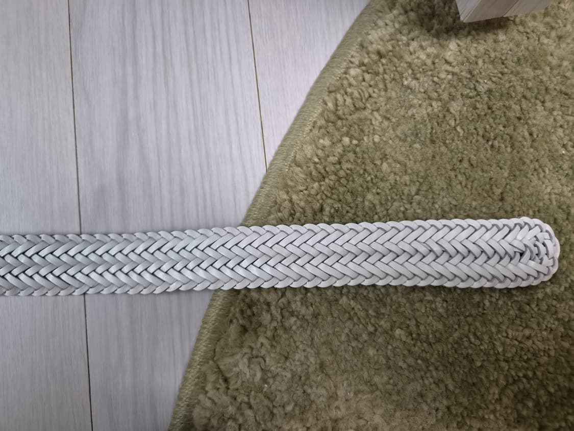 톰포드 화이트 우븐 빈티지 금장 버클 벨트 상품이미지9