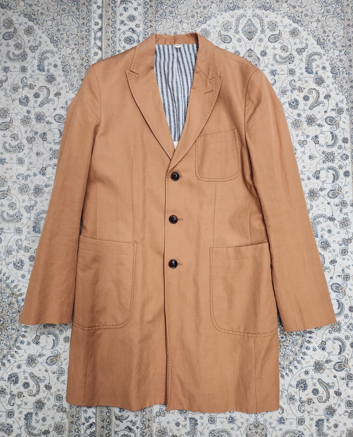 커스텀멜로우 린넨 코트형 자켓 105 상품이미지1