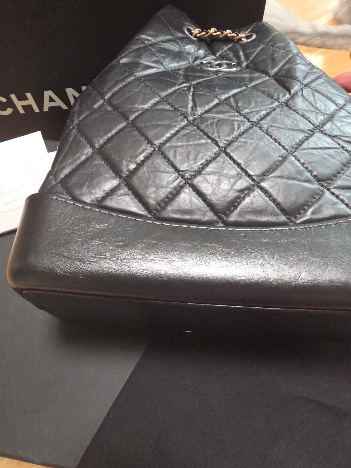 샤넬 가브리엘 백팩 미듐 블랙 상품이미지8