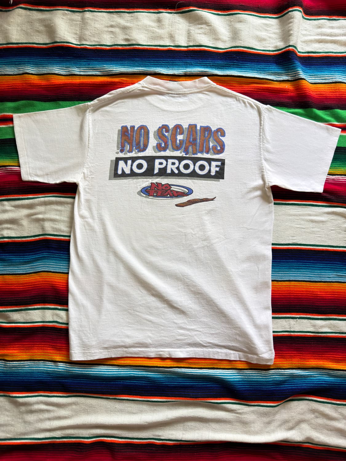 90s USA No Fear No Proof T-shirt 상품이미지2