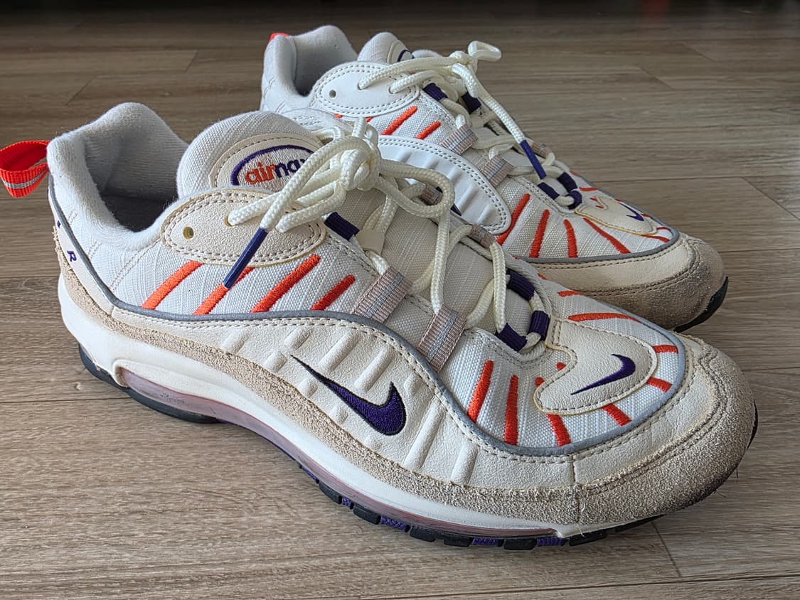 Nike Air Max 98 Sail Court Purple 상품이미지1