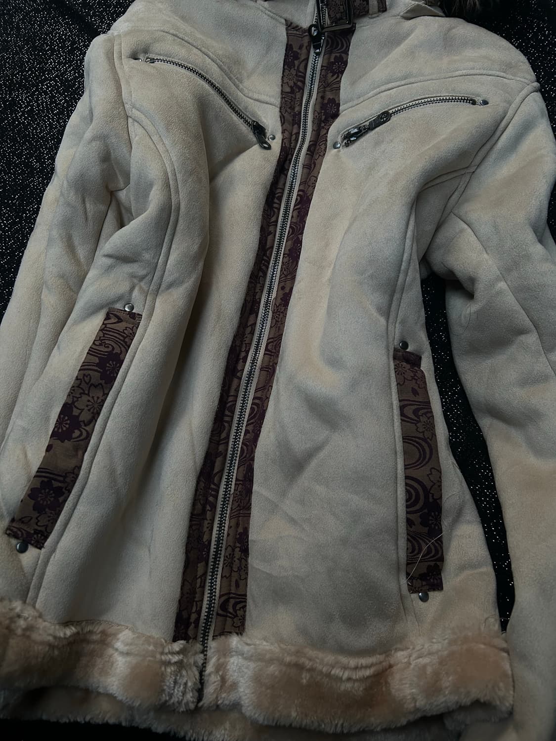 *rare design* 2000s 락시크 퍼 무스탕 자켓  상품이미지2