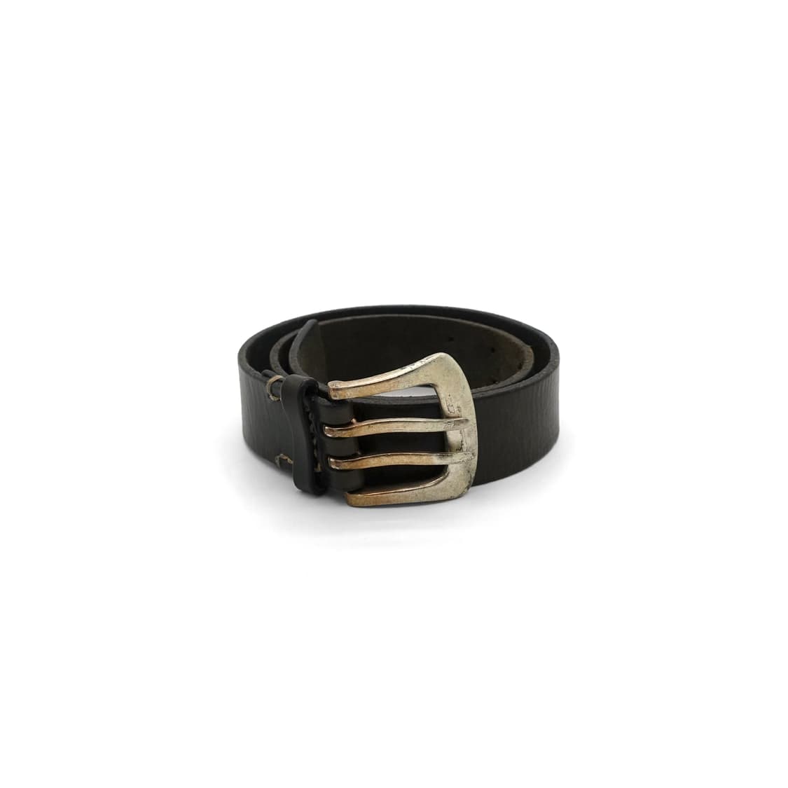 Y's 와이즈 요지야마모토 아카이브 더블 펀치 레더 벨트 상품이미지2