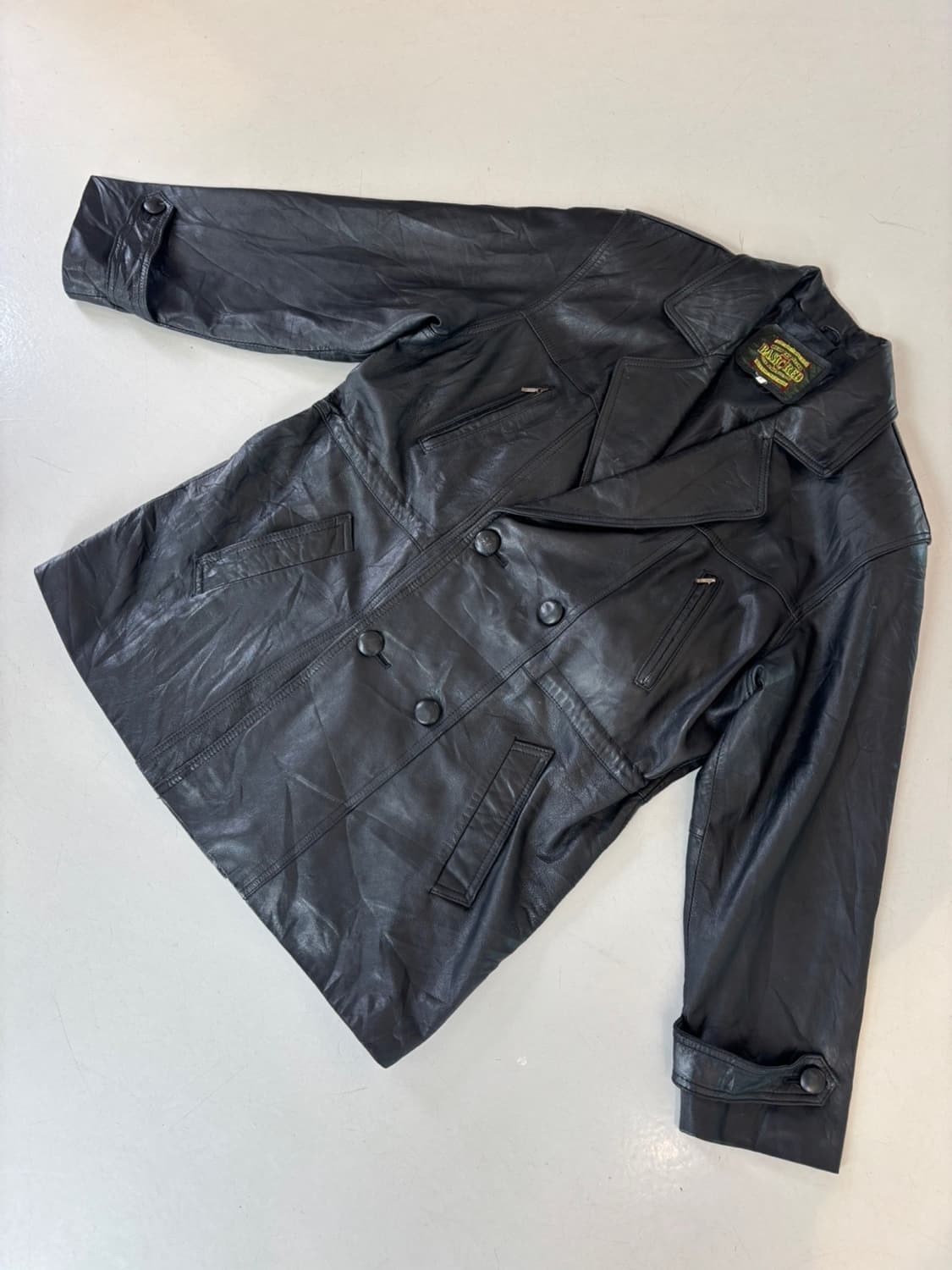 Basic Red Leather Jacket 상품이미지3