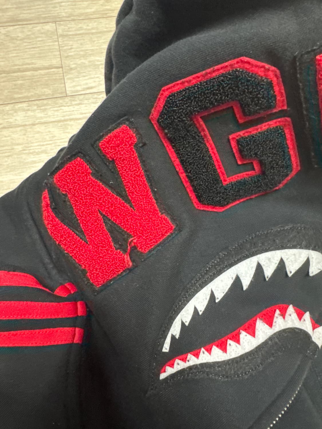 아디다스x베이프 후드집업 상품이미지3