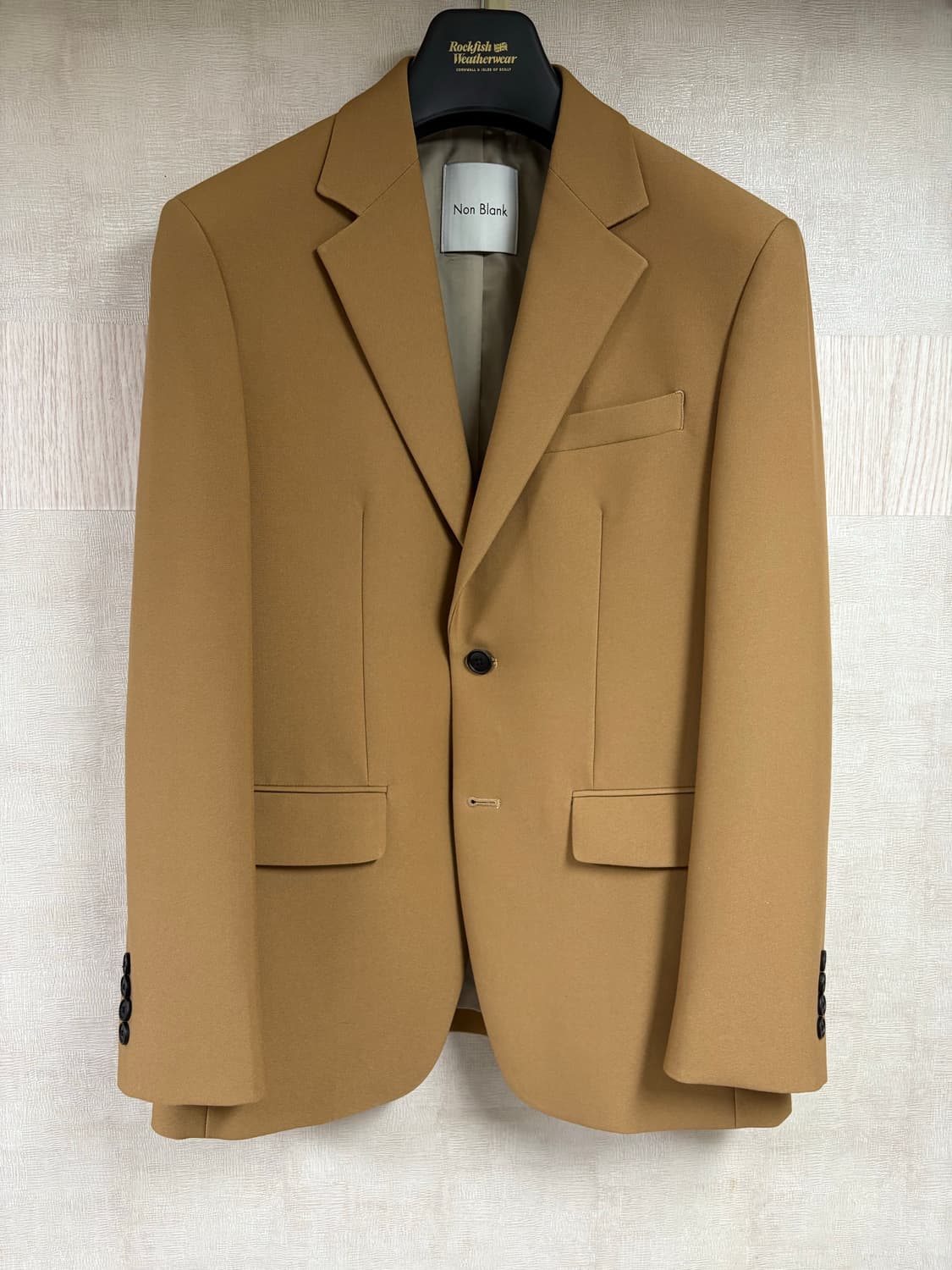 넌블랭크 블레이저 - 카멜M 상품이미지1
