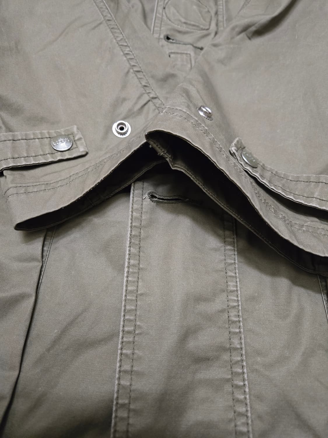 [L] 디젤(DIESEL) 야상 자켓 (카키) 상품이미지3