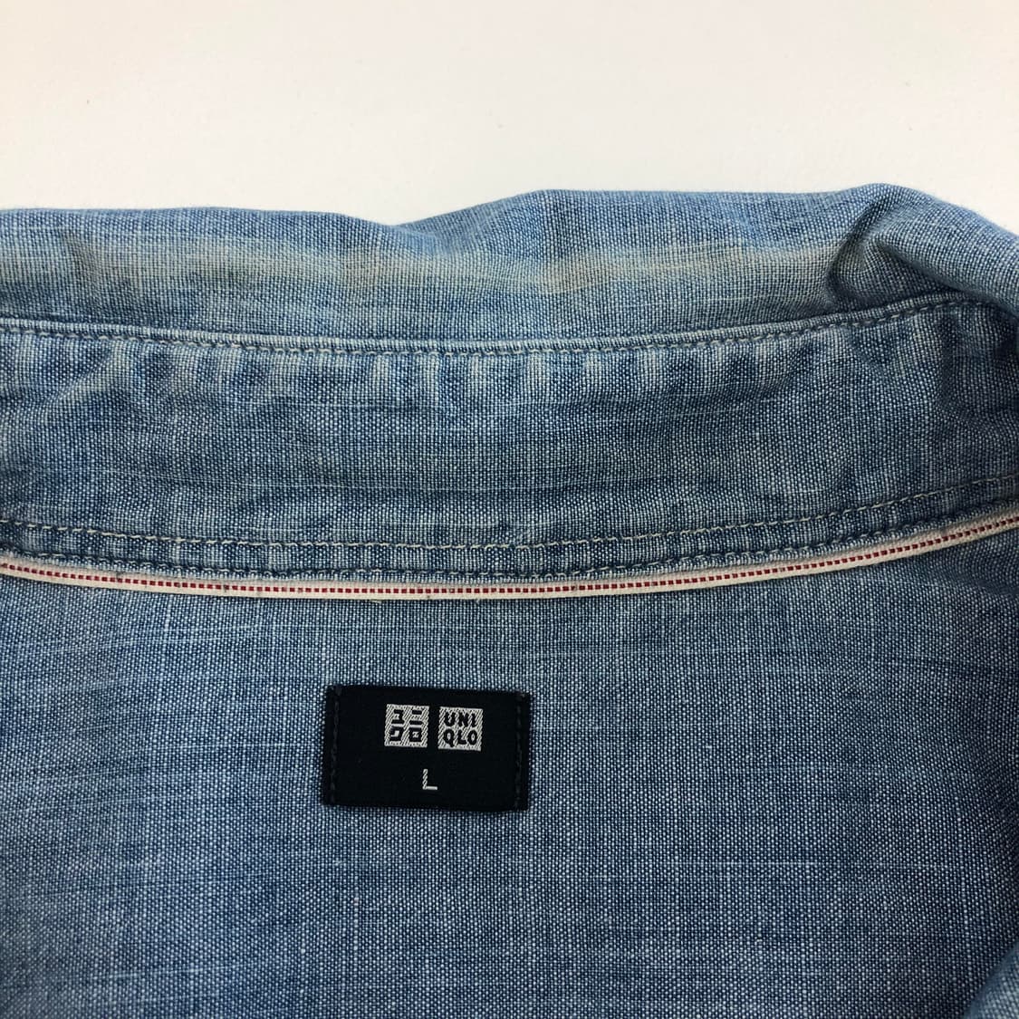 유니클로 샴브레이셔츠 L 상품이미지5