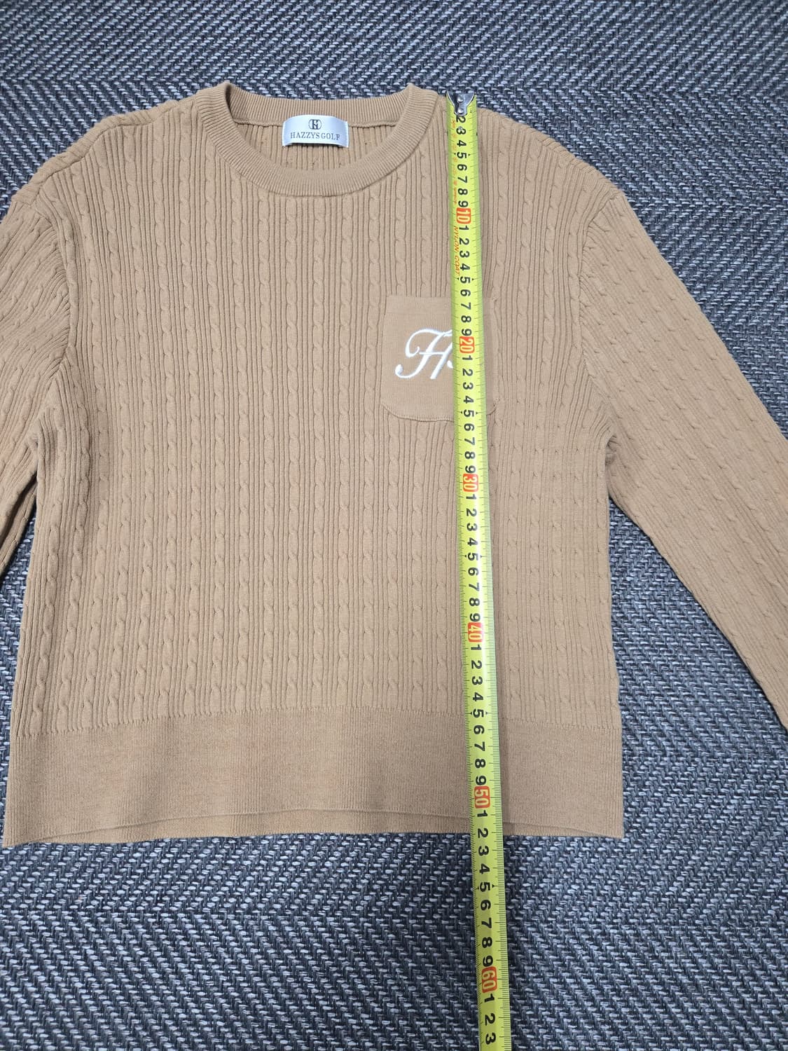 헤지스 골프 레이온76%니트티 니트 긴팔티 상품이미지9