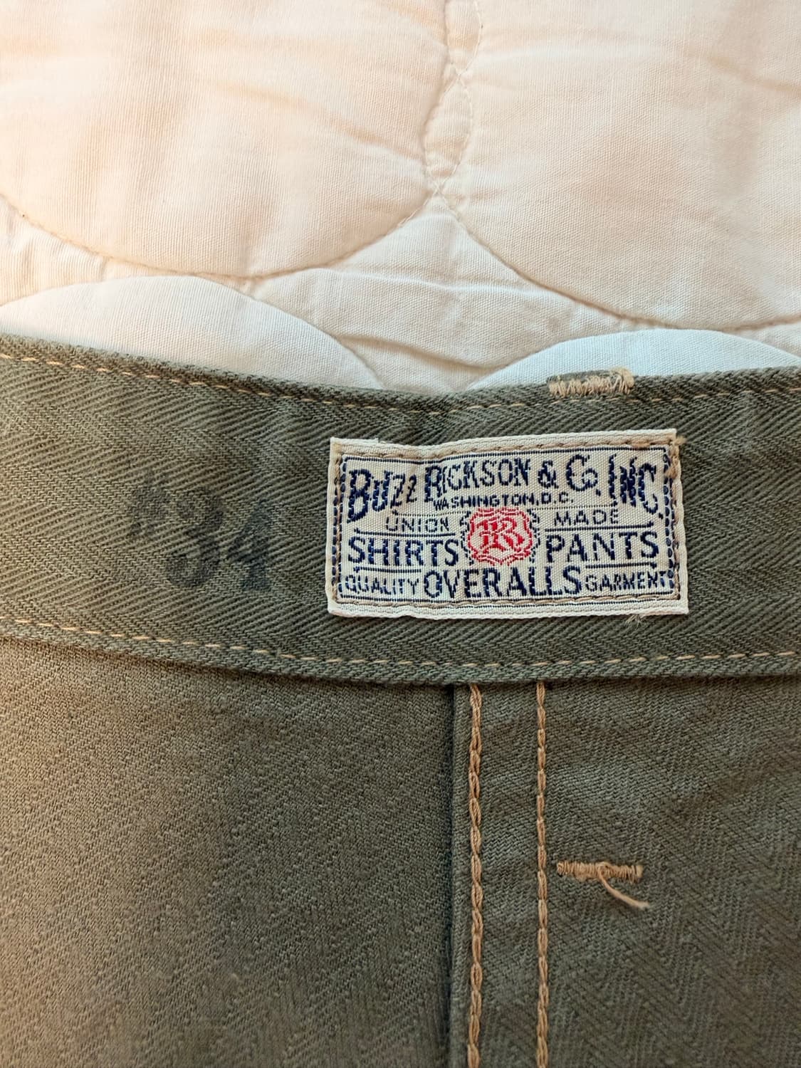 버즈릭슨 BR52388 U.S. MARINE CORPS 헤링본 쇼츠 상품이미지4