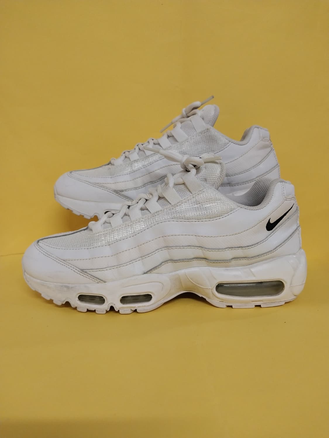 남성 나이키 에어맥스 95 에센셜 화이트블랙 운동화 (265) 상품이미지1