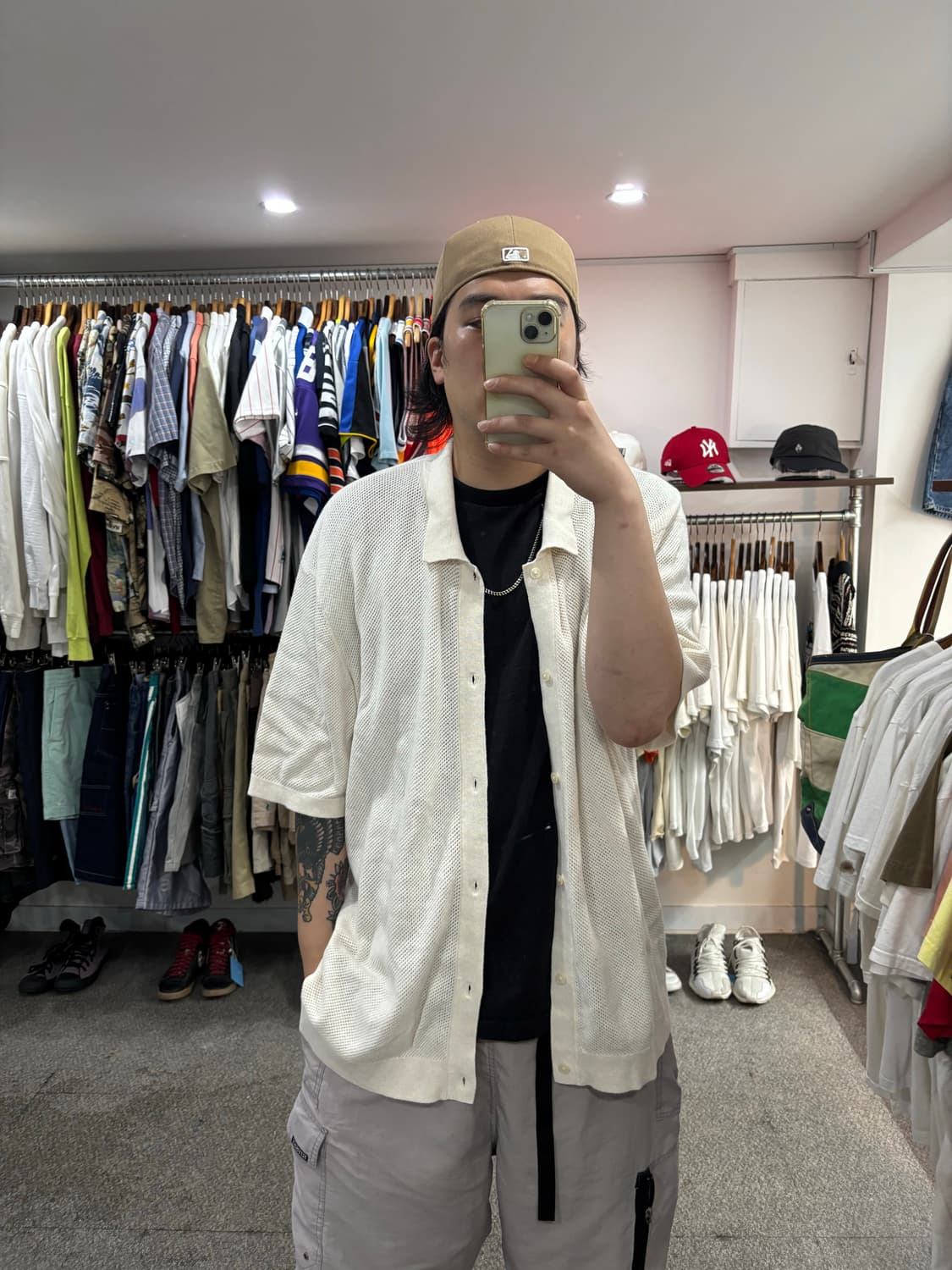 24ss 바나나리퍼블릭 반팔카라넥 가디건 상품이미지4