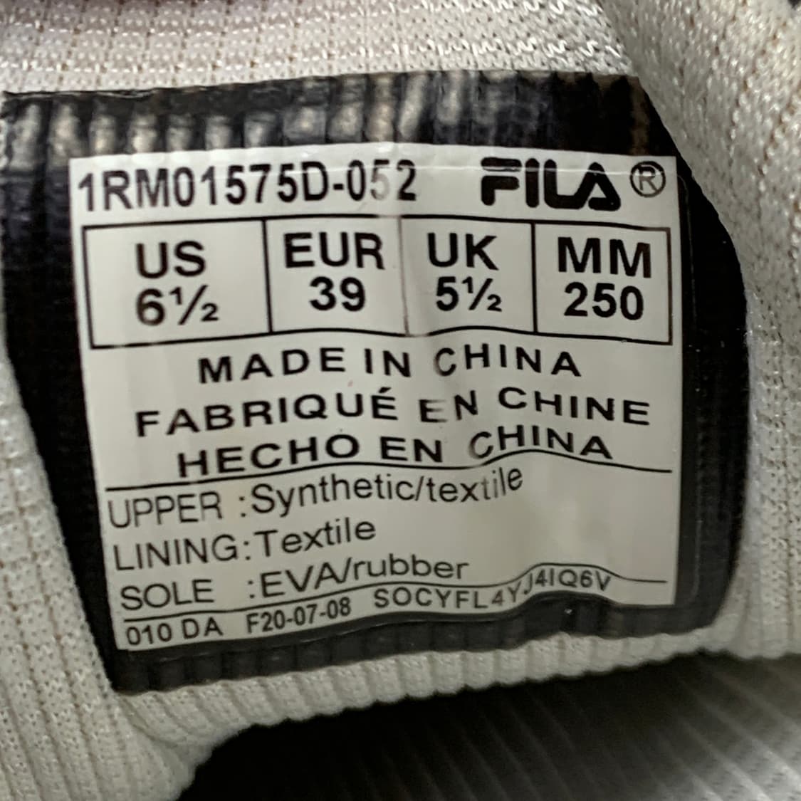 [250/정품] 휠라 스피드 스트라이드 운동화 신발
 상품이미지8