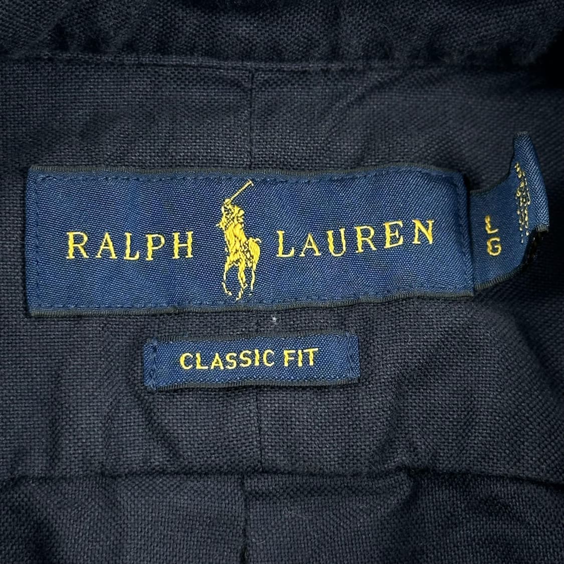 폴로 랄프로렌 클래식핏 옥스포드 셔츠 네이비 L 상품이미지5