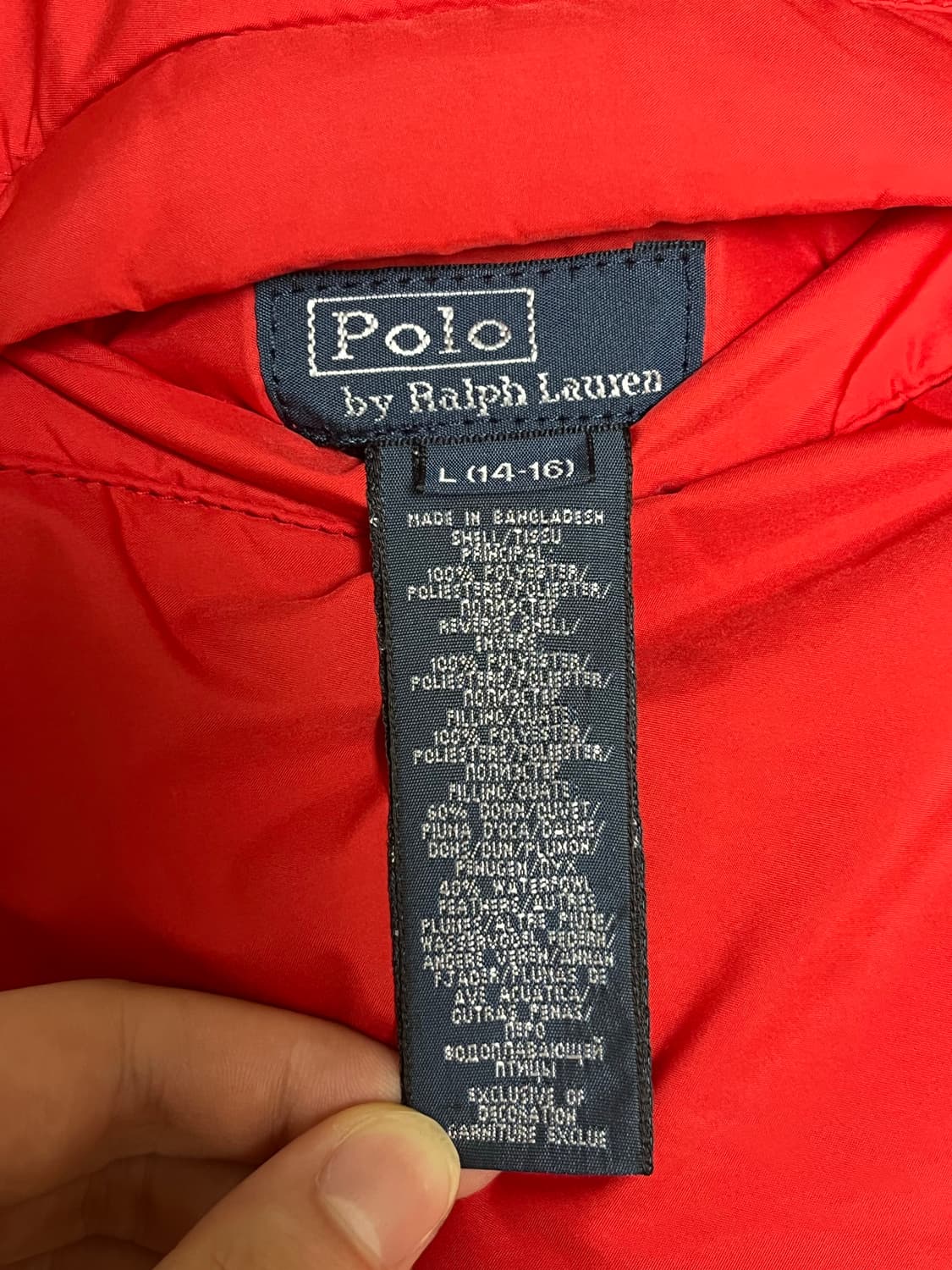 폴로 리버시블 조끼패딩 상품이미지5