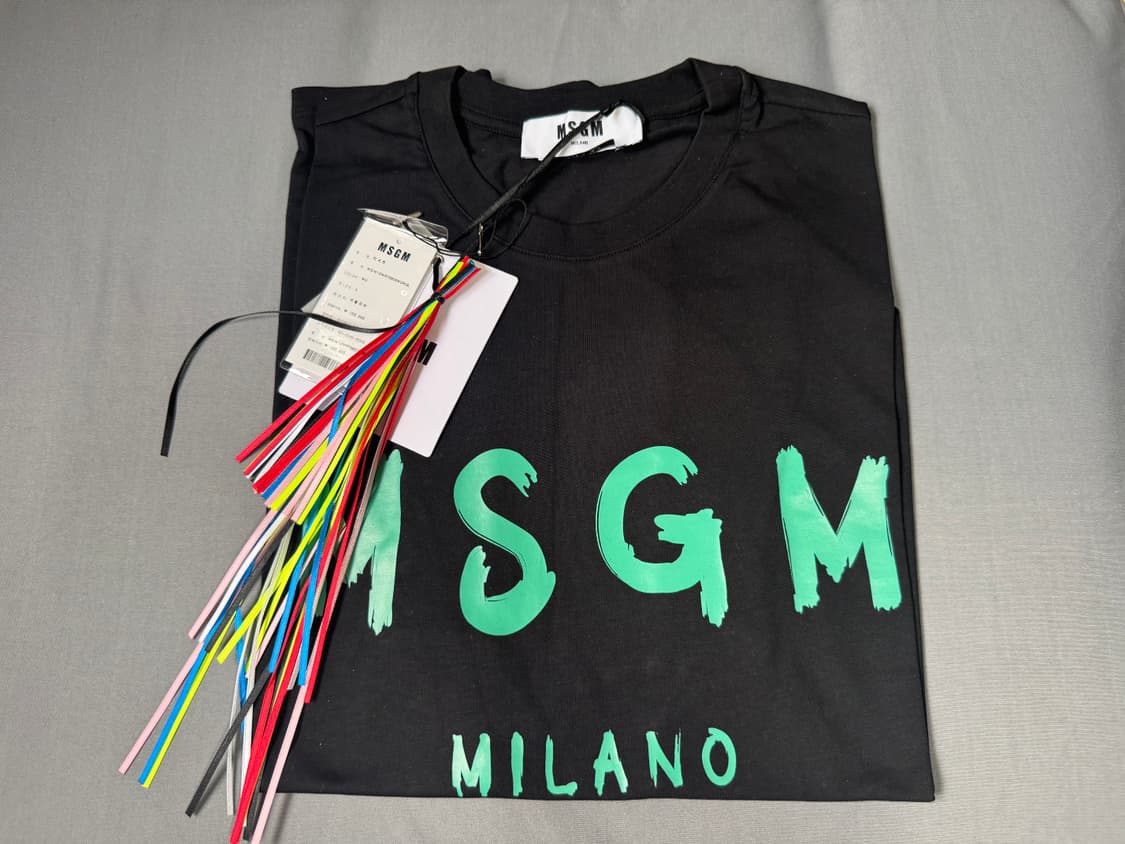 MSGM 레터링 반팔 XL 판매합니다. 상품이미지3