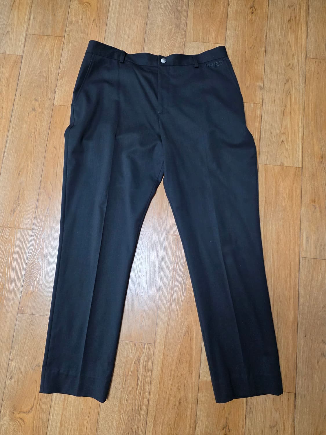 겐조 울 블랙 슬랙스 상품이미지1