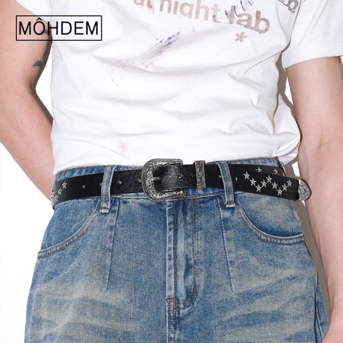 [Unisex] 별별 웨스턴 스터드 벨트 상품이미지1