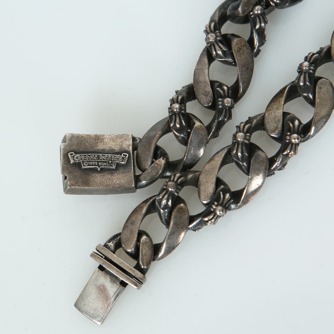 90s 올드 크롬하츠 플로랄 크로스 목걸이 상품이미지6